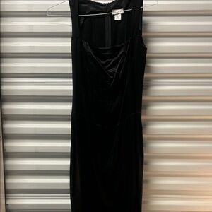 Chic Black Mini Dress#DR003 WHT POLY